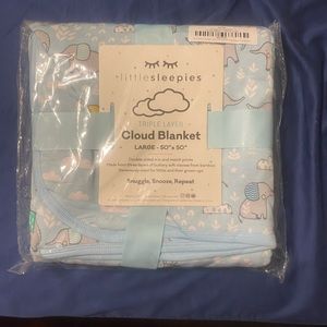 Little sleepies elephant cloud blanket
